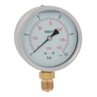 GLY MANO 100MM 0-40BAR 1/2 BSPT ONDER