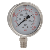 GLY MANO 63MM 0-40BAR 1/4 BSPT ONDER