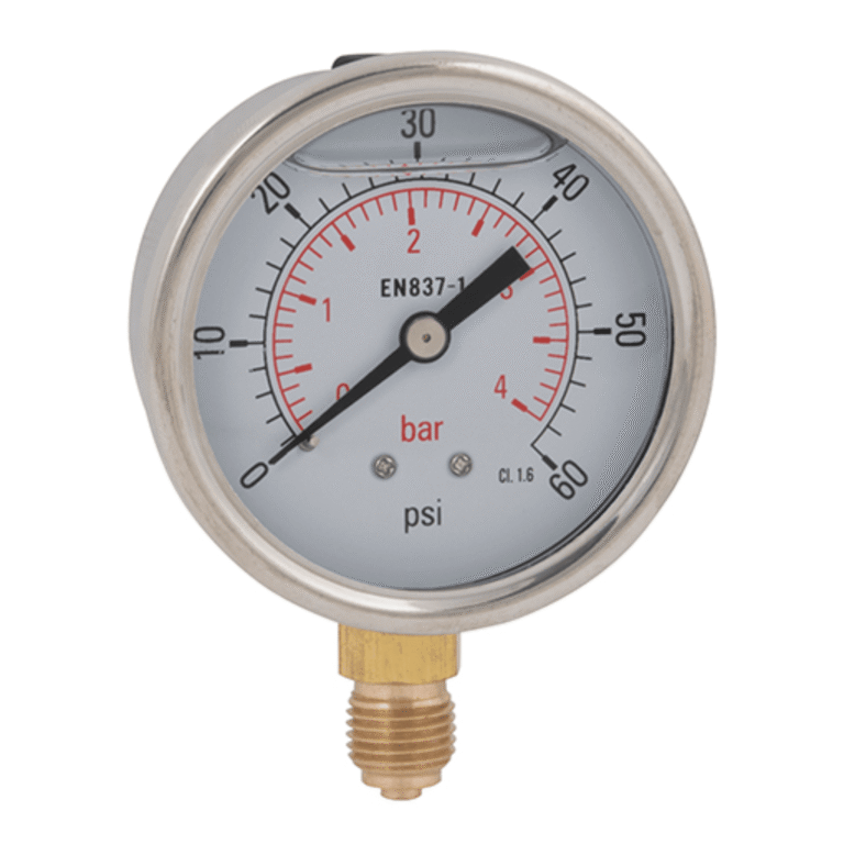 GLY MANO 63MM 0-40BAR 1/4 BSP ONDER