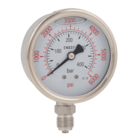 GLY MANO RVS 63MM 0-25BAR 1/4 BSP OND