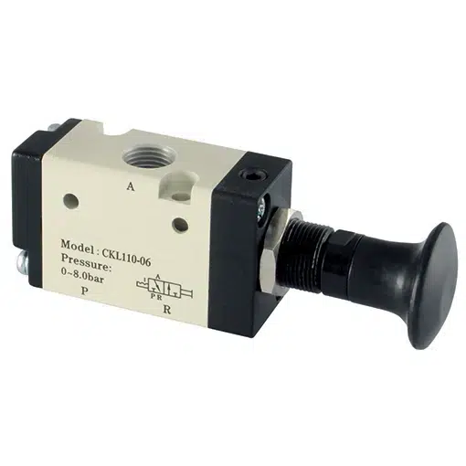 1/4" 3/2 HANDB VENT TREK/DRUK