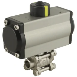 Pneumatisch bediende kogelafsluiters