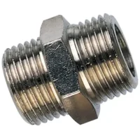 DUBBELE NIPPEL BSP 1/4