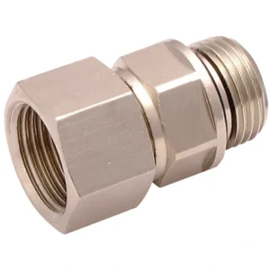 Draadfittingen - messing vernikkeld