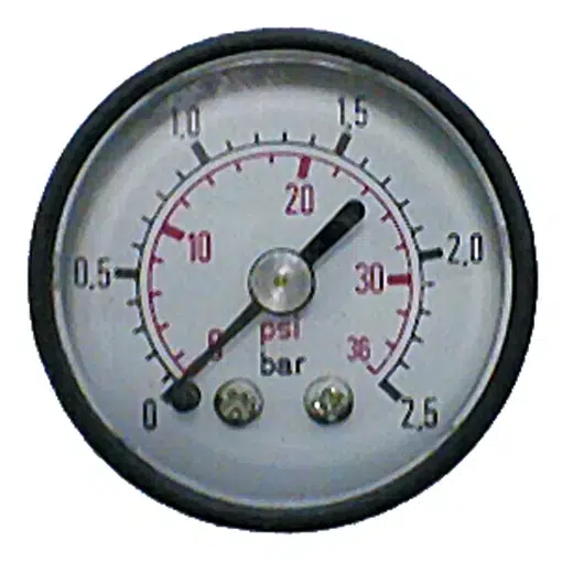 MANO 40MM 0-4 BAR 1/8 BSP ACHTER