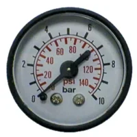 MANO 63MM 0-10 BAR 1/4 BSP ACHTER