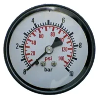 BPOMP MANO 63MM 0-10 BAR 1/4 BSP ACHTER