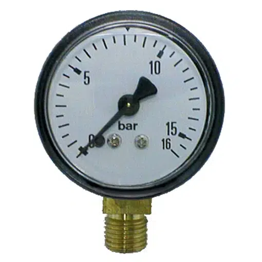 MANO 100MM 0-16 BAR 1/2 BSP ONDER