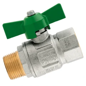 Kogelafsluiters - messing