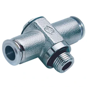 Push-in koppelingen - messing vernikkeld