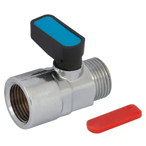 Mini (GAS)Kogelafsluiter Male/Fem 1/2 - 74102121N