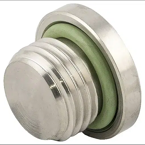 INBUSPLUG 316L FKM O-RING BSP MALE 1/4