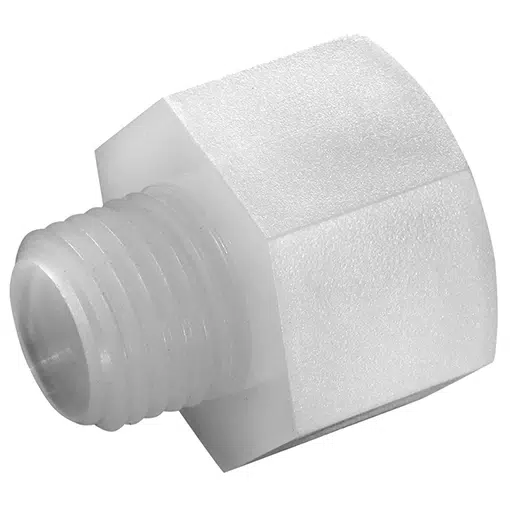 1/2"X3/8" BSPT MALE/FEM NEUSSTUK PVDF