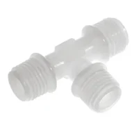 3/8" BSPT MALE TEE PVDF